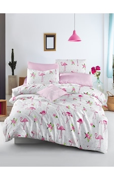 Flamingo Çift Kişilik Nevresim Takımı Flamingo Çift Kişilik Nevresim Takımı
