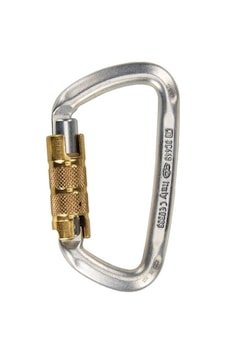 Climbing Technology Twist-lock Çelik Karabina Gri