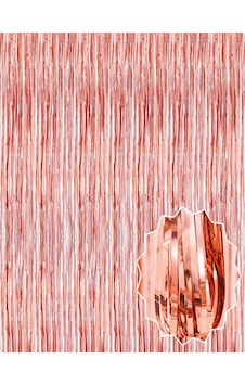 Rose Gold Püsküllü Kapı Perdesi - Parti, Bekarlığa Veda, Doğu N712 1