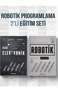 Robotik Programlama Eğitim Seti - 2 Kitap Takım - Devrim Çamoğlu - Dikeyeksen Robotik Programlama Eğitim Seti - 2 Kitap Takım - Devrim Çamoğlu - Dikeyeksen