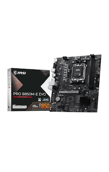 Msı Mb Pro B850m-e Evo Am5 Ddr5 8200mhz Oc Hdmı Vga M.2 Usb 5gbs 2.5g Lan Matx Msı Mb Pro B850m-e Evo Am5 Ddr5 8200mhz Oc Hdmı Vga M.2 Usb 5gbs 2.5g Lan Matx