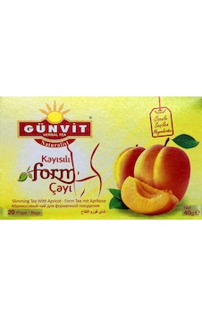 Günvit Kayısılı Form Çayı Süzen Poşet 20 x 2 G Günvit Kayısılı Form Çayı Süzen Poşet 20 x 2 G