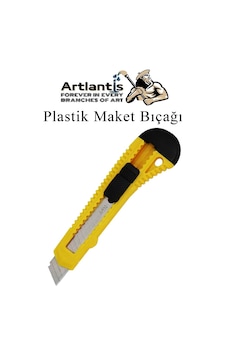 Maket Bıçağı Plastik Büyük Boy 1 Adet 18 Mm Plastik Falçata Bıçağı Büyük Boy Maket Bıçağı Plastik Büyük Boy 1 Adet 18 Mm Plastik Falçata Bıçağı Büyük Boy