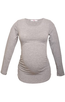 Luvmabelly 2301-2309 Pamuklu Uzun Kollu Hamile T-shirt Gri Luvmabelly 2301-2309 Pamuklu Uzun Kollu Hamile T-shirt Gri