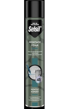 Selsil Pu Montaj Köpüğü 750 Ml/845 Gr Tab.turkuaz Selsil Pu Montaj Köpüğü 750 Ml/845 Gr Tab.turkuaz
