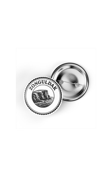 5 Adet İğneli Çanta Rozeti - Sahil Kayalıkları - Zonguldak - 44 MM Çok Renkli 5 Adet İğneli Çanta Rozeti - Sahil Kayalıkları - Zonguldak - 44 MM Çok Renkli
