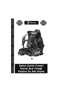 Delux Serisi Cressi Patrol Bcd Yeleği Yüzücü Su Altı Giyim Mavi Delux Serisi Cressi Patrol Bcd Yeleği Yüzücü Su Altı Giyim Mavi