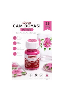 Cam Boyası Vitray Boyası 25 Ml 1 Adet Südor Su Bazlı Renkli Cam Vitray Boyası Sanat Hobi Pembe Cam Boyası Vitray Boyası 25 Ml 1 Adet Südor Su Bazlı Renkli Cam Vitray Boyası Sanat Hobi Pembe