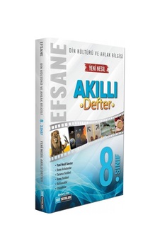 8. Sınıf Din Kültürü ve Ahlak Bilgisi Efsane Akıllı Defter- DDY Yayınları 8. Sınıf Din Kültürü ve Ahlak Bilgisi Efsane Akıllı Defter- DDY Yayınları