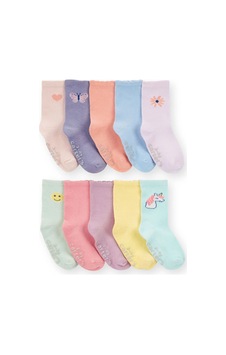 Carter's Kız Çocuk 10'lu Çorap Renkli 2t744610 Renklı