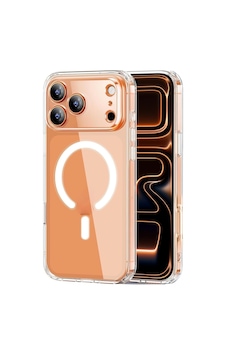 İphone 17 Pro Max Uyumlu Esnek Plastik Magsafe Wireless Şarj Özellikli Şeffaf Kılıf İphone 17 Pro Max Uyumlu Esnek Plastik Magsafe Wireless Şarj Özellikli Şeffaf Kılıf