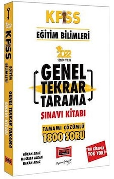 Kpss Eğitim Bilimleri Genel Tekrar Tarama Sınavı Soru Kitabı 2022 Kpss Eğitim Bilimleri Genel Tekrar Tarama Sınavı Soru Kitabı 2022