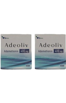 Adeoliv 400mg (Ademetionin) 2 x 48 Enterik Tablet Adeoliv 400mg (Ademetionin) 2 x 48 Enterik Tablet