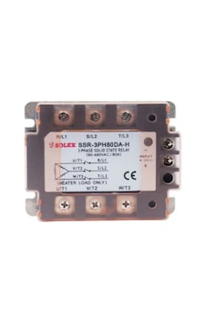 Soljex Ssr-3ph80da-h ,3x480v/80a 3v..30vdc 3-faz Dc-ac Ssr Soljex Ssr-3ph80da-h ,3x480v/80a 3v..30vdc 3-faz Dc-ac Ssr