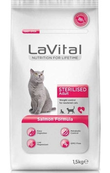 La Vital Sterilesed Somonlu Kısırlaştırılmış Yetişkin Kedi Maması 1500 G La Vital Sterilesed Somonlu Kısırlaştırılmış Yetişkin Kedi Maması 1500 G