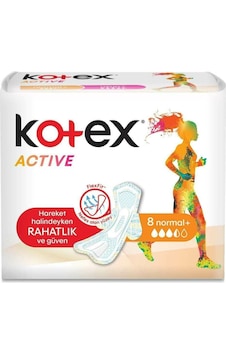 Kotex Active Hijyenik Ped Normal 8'li Kotex Active Hijyenik Ped Normal 8'li