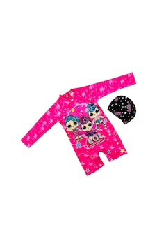 Lolliboomkids Sevimli Karakterler Lol Güneş Koruyucu Uzun Kol Hipster Model Fermuarlı Mayo Bone Hediyeli Pembe Lolliboomkids Sevimli Karakterler Lol Güneş Koruyucu Uzun Kol Hipster Model Fermuarlı Mayo Bone Hediyeli Pembe