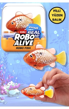 1.8 Metre Derine Dalan Suda Renk Değiştiren Yüzen Pilli Robo Alive Balık - 6.8 Cm - 1 Adet - Altın 1.8 Metre Derine Dalan Suda Renk Değiştiren Yüzen Pilli Robo Alive Balık - 6.8 Cm - 1 Adet - Altın