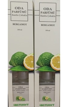 Oda Kokusu Bambu Çubuklu Actisoft 100 Ml 2'li Paket Bergamotlu Bergamot