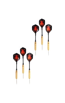 Delta 6 Adet 20 Gram Dart Oku Çelik Uç Pirinç Gövde Renkli Kanat Dart Oku Seti Delta 6 Adet 20 Gram Dart Oku Çelik Uç Pirinç Gövde Renkli Kanat Dart Oku Seti