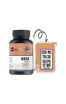Core Base 250 Ml Vg Pg 70-30 12 Mg/ml Bitkisel Gliserin Base E422 Core Base 250 Ml Vg Pg 70-30 12 Mg/ml Bitkisel Gliserin Base E422