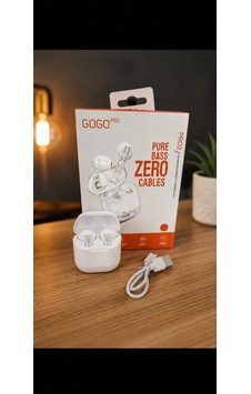 Gogo Pro2 Beyaz Kulakiçi Bluetooth Kulaklık 001 Gogo Pro2 Beyaz Kulakiçi Bluetooth Kulaklık 001