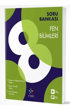8.Sınıf Fen Bilimleri Soru Bankası - 5 Yıldız Yayınları 8.Sınıf Fen Bilimleri Soru Bankası - 5 Yıldız Yayınları