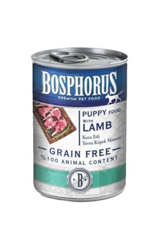 Bosphorus Tahılsız Kuzu Etli Konserve Yavru Köpek Maması 24 x 415 G Bosphorus Tahılsız Kuzu Etli Konserve Yavru Köpek Maması 24 x 415 G