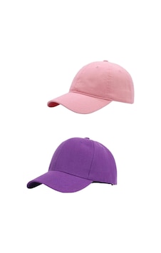 Ritagarcia Unisex Ayarlanabilir Spor Pembe-mor Basic Kep Şapka 2'li Set Pembe Ritagarcia Unisex Ayarlanabilir Spor Pembe-mor Basic Kep Şapka 2'li Set Pembe