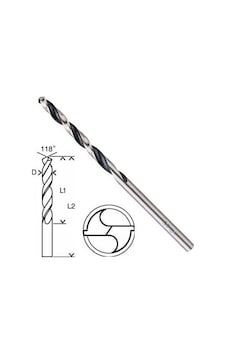 Bosch Hss Pointteq Matkap Uç Metal 4x43x75mm Bosch Hss Pointteq Matkap Uç Metal 4x43x75mm