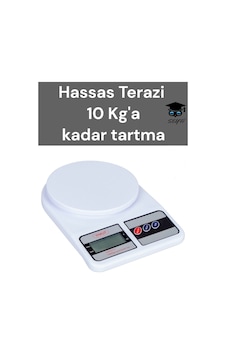 Hassas Terazi 10 Kg'a Kadar Tartma Mutfak Terazisi Hassas Terazi 10 Kg'a Kadar Tartma Mutfak Terazisi