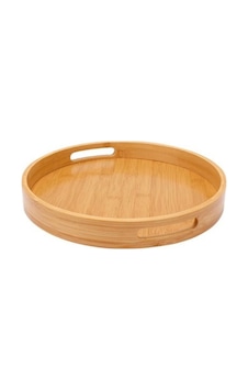 Balsa Dyt3030 Bambu Yuvarlak Tepsi 30 Cm Balsa Dyt3030 Bambu Yuvarlak Tepsi 30 Cm