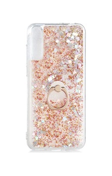 Huawei P Smart S Y8p Kılıf Sıvılı Akışkanlı Desenli Simli Yüzüklü Silikon Kapak Milce Huawei P Smart S Y8p Kılıf Sıvılı Akışkanlı Desenli Simli Yüzüklü Silikon Kapak Milce