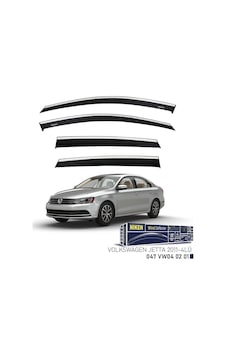 Niken Vw Jetta 2011 Kromlu Cam Rüzgarlığı 4'lü - Ekolmaks Niken Vw Jetta 2011 Kromlu Cam Rüzgarlığı 4'lü - Ekolmaks
