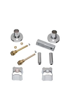 Danco Dayanıklı Pirinç 2 Saplı Küvet/duş Kiti, Krom, 9c-26h/c, 1-kit 39687 Açık Mavi