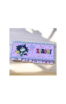 Bak Gel Al Kuromi Sekmeli Spiral Not Defteri - Kareli, Çizgili, Noktalı Defter Ve Düz Sayfa Düzeni İle Çok Amaç - Bgaplanner016 Çok Renkli