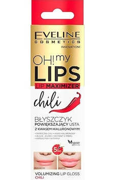 Eveline Cosmetics Oh My Lips Dudak Parlatıcı 4.5 Ml Chili 3154 Eveline Cosmetics Oh My Lips Dudak Parlatıcı 4.5 Ml Chili 3154