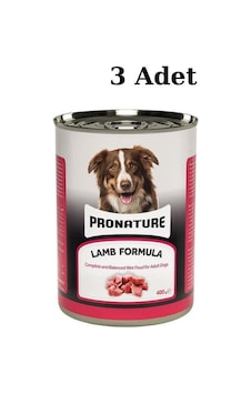 Pronature Kuzu Etli Yetişkin Köpek Konservesi 3 x 400 G Pronature Kuzu Etli Yetişkin Köpek Konservesi 3 x 400 G