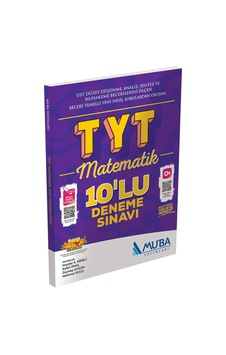 TYT Matematik 10'lu Deneme -  Muba Yayınları