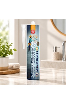 Ayna Ve Cam Yapıştırıcı Silikon Şeffaf 300ml Ayna Ve Cam Yapıştırıcı Silikon Şeffaf 300ml