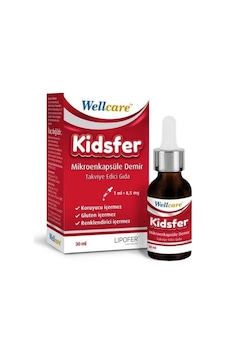Wellcare Kidsfer Mikroenkapsule Demir 30 ML Wellcare Kidsfer Mikroenkapsule Demir 30 ML