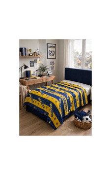 Tek Kişilik Elyaf Dolgulu Kapitone Şampiyon Tasarımlı Sarı Lacivert Çok Amaçlı Yatak Örtüsü 155x215 Cm Çift Taraflı Lacivert Lacivert Tek Kişilik Elyaf Dolgulu Kapitone Şampiyon Tasarımlı Sarı Lacivert Çok Amaçlı Yatak Örtüsü 155x215 Cm Çift Taraflı Lacivert Lacivert