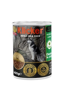 Klicker Kuzulu Köpek Konserve 400 Gr Klicker Kuzulu Köpek Konserve 400 Gr