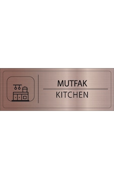 Mayeka Mutfak İsimlik Bronz Metal Kapı İsimliği Levhası Yönlendirme Tabelası Mayeka Mutfak İsimlik Bronz Metal Kapı İsimliği Levhası Yönlendirme Tabelası