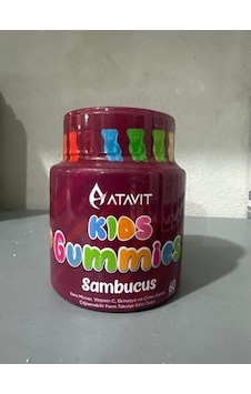 Atavıt Kıds Sambucus Kara Mürver Gummıes 60 Adet Atavıt Kıds Sambucus Kara Mürver Gummıes 60 Adet