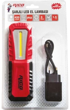 013-rc0038 Şarjlı Led El Lambası 420 Lümen Nocolor-7dd60312