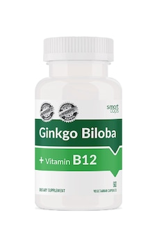 Smartcaps Gingko Biloba + B12 60 Kapsül Smartcaps Gingko Biloba + B12 60 Kapsül