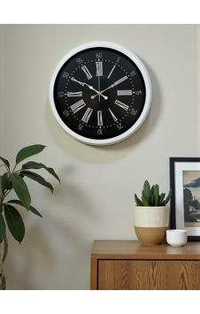 Elegance White 40 Cm Metal Duvar Saati Elegance White 40 Cm Metal Duvar Saati