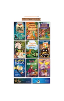 Timaş Çocuk Doktor Dinozor - Eyvah Kayboldum - Marie Curie - Kim Korkar İngilizceden Set 9 Kitap 2 Ve 3. Sınıf