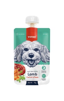 Wanpy Kuzu Havuç Köpek Et Ezmesi 90 Gr X 10 Wanpy Kuzu Havuç Köpek Et Ezmesi 90 Gr X 10